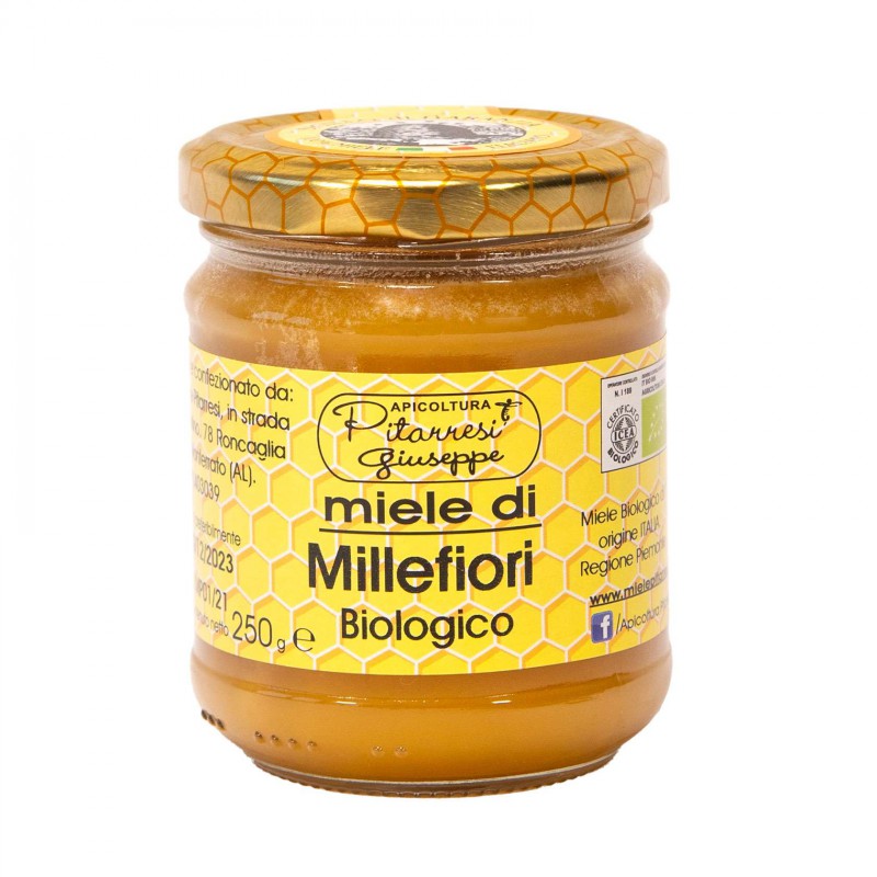 Miele millefiori artigianale 250 g.